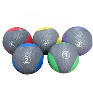 Non Slip Weighted Medicine Ball Exercise Round Medball for Functional Training and Hehabilitation