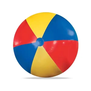 Novelty Toys Outdoor Holiday PVC Inflatable Beach Ball 107cm Giant Full Size Customized Logo for Kids Adults