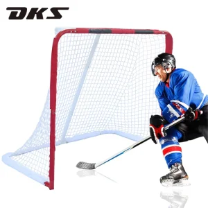 ODM OEM Ice Hockey Practice & Training Goal Post 125x71x110cm Iron Tube Frame Eco Friendly