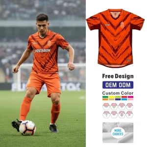 ODM Quality Breathable Soccer Wear Men’S Team Club Team Football Jersey Uniform Printing Logo Sport Tracksuit Shirt