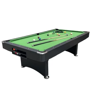 OEM 8ft Snooker Table With Modern Style Metal Leg Ball Return Folding Design Space Saving
