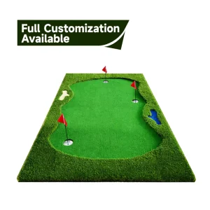 OEM Custom Golf Course Practice Equipment Training Aid Putting Mat Office Golf Putting Set Indoor Golf Putting Greens