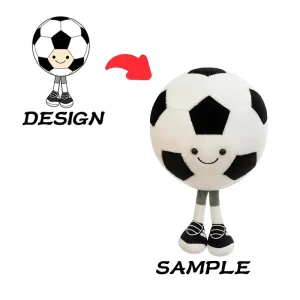 OEM Custom Plush Sports Ball Stuffed Toy Soccer Basketball Football Soft PP Cotton Corporate Gift Bulk Souvenir LowMOQ