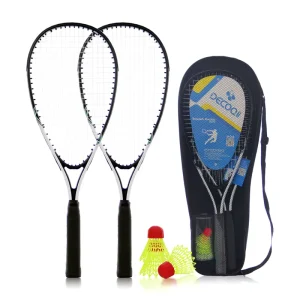 OEM Custom Professional Strung Grip 50 55Lbs Lightweight Aluminum Junior Squash Rackets Set