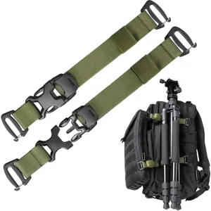 OEM Custom Tactical Backpack Straps Accessory Outdoor Hiking Adjustable Tactical Gear Attachment Compression Straps