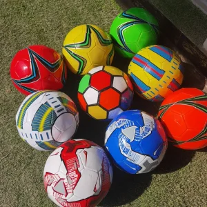 OEM HD F2117B PVC Size 5 Comfortable Football Soccer Balls for Outdoor Sports Promotion