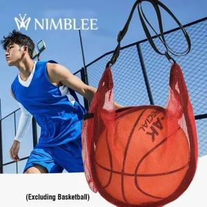 OEM Logo Hot Selling Oxford Lightweight Mesh Basketball Crossbody Bag Customizable Student Outdoor Sports Basketball Bags