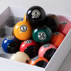 OEM/ODM Billiard Pool Balls Manufacturer Custom Logo and Color High Quality Imported Resin 2-1/4 Inches