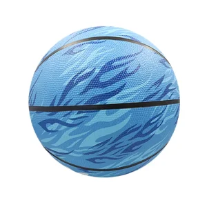 OEM ODM Custom Logo Kids Rubber Basketball Colorful Outdoor Training Ball Textured Grip for School Playground Supplier