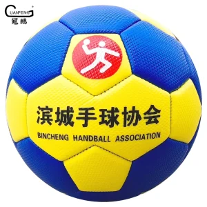 OEM ODM Machine Stitched Official Size 1 2 3 Custom Logo Soft PU Leather Handball