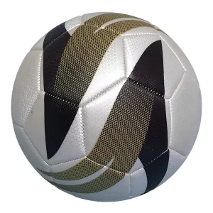 OEM ODM Official Size 5 Durable PVC Laser Leather Machine Stitched Soccer Balls for Adult