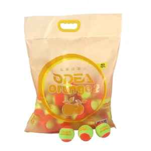 OEM Stage 2 ITF Approved Pressureless Portable Durable Professional Beach Tennis Ball Training for Kids Junior Beginners