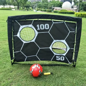 OEM and ODM Target Foldable Fiberglass Soccer Goal Football Goal