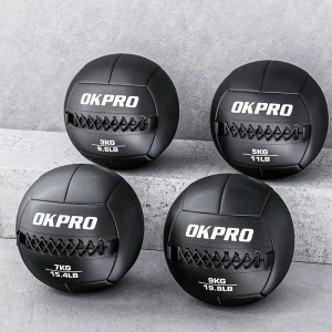 OKPRO Gym Fitness Soft Medicine Ball Training Wall Balls