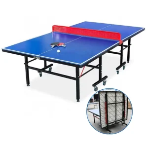 Offical Size SMC ACP Outdoor Tennis Table Foldable with Wheel Training Steel Metal Frame Tube Waterproof Ping Pong Table