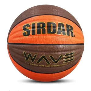 Official Custom Logo Brown Orange PU Leather Natural Rubber Bladder Durable Nylon Wound Butyl Sizes 4-7 Basketball