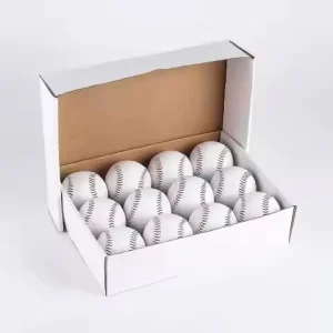 Official Professional Standard Bolas De Softball Baseball 12 Ball PVC Leather Pack Pitching Throwing Baseball