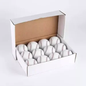 Official Professional Standard Bolas De Softball Baseball 12 Ball Pack Practice Training Pitching Throwing Baseballs for Kids
