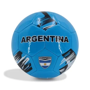 Official Size 5 Argentine Flag Soccer Ball Machine Stitched PU Football Ball Custom Logo Manufacturer for Promotion