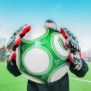 Official Size 5 Durable Soccer Ball Machine Stitched PU Football with Rubber Bladder for Training Match Play