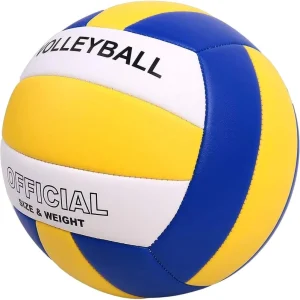 Official Size 5 Volleyball Soft Indoor and Outdoor Volleyball for Game Gym Training or Beach Play