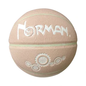 Orange Colorful Basketball Custom Moisture PU Leather Indoor Outdoor Official Size 7