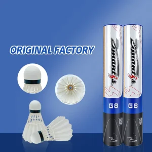 Original Manufacturer Custom Approved Durable Straight Goose Feather Badminton Shuttlecock For Professional Player Tournament