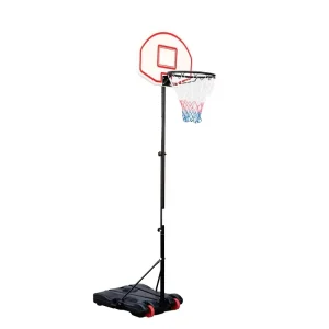 Outdoor Basketball Hoop Stand Free Standing Height Adjustable Steel Court Equipment for Kids’ Usage