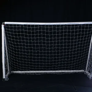 Outdoor Durable White Steel Soccer Goal Nets with 3M*2M Hole Size Frame Size
