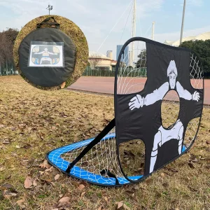 Outdoor Foldable Portable Football Goal Post Set Football Net Football Training Equipment