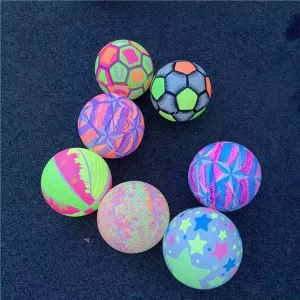 Outdoor Glowing in the Dark Light up Inflatable Led Luminous Sports Beach Balls Pvc Toy for Children