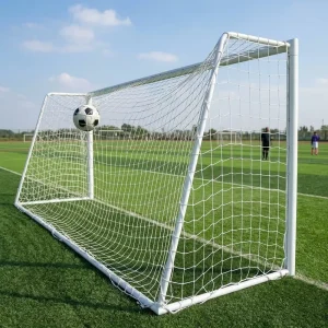 Outdoor High Quality Durable Plastic Soccer and Football Training Nets Essential Court Equipment