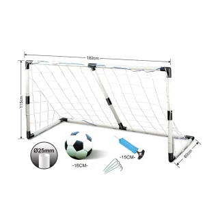 Outdoor Indoor Game Toys Sport Portable Football Soccer Goal Toy