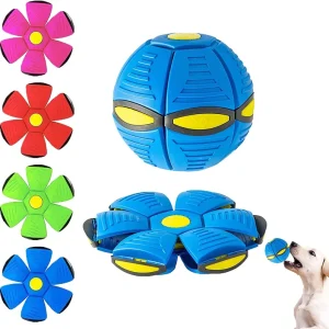 Outdoor Led Flying Ufo Disc Ball Magic UFO Plastic Dog Puppy Playing Chewing Toys