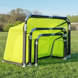 Outdoor Metal Goal Post Aluminium Football Goal Foldable Folding Soccer Goal for