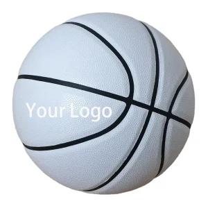 Outdoor PU Rubber Basketball with Faux Leather Training Use Official Size 7 Wear-resistant Custom Logo