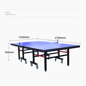 Outdoor Ping Pong Table with Waterproof Table Tennis Net Set Quick Assembly Tennis Tables