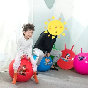 Outdoor Play Eco Friendly 45 55 65 cm Adult PVC Inflatable Hopper Jumping Animal Ball for Children