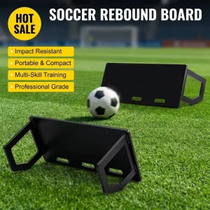 Outdoor Polyethylene Soccer Rebounder Board Portable Flexible Return Trainer For Passing Shooting Development