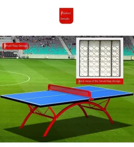 Outdoor School Standard Pingpong Table Table Tennis Waterproof Sunscreen Training SMC 18mm Thick Sport Fitness Equipment