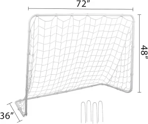 Outdoor Soccer Training Equipment Practice Goal Net and Football Rebounder for Effective Training