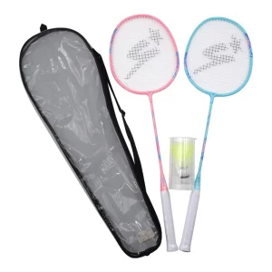 Outdoor Sport Customizable Double Badminton Racket Set