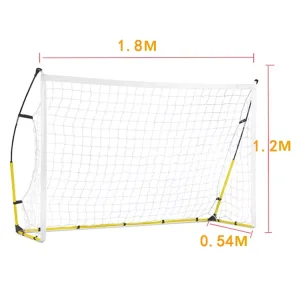 Outdoor Sport Foldable Easily Spread Out Soccer Goal Training Football Gate with Custom Logo for Children and Ball