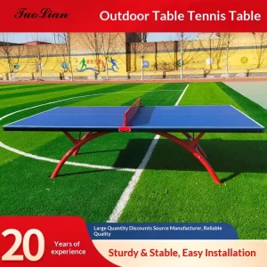 Outdoor Standard Competition Foldable Modern SMC Table Tennis Table for Outdoor Table Tennis Sport and Entertainment