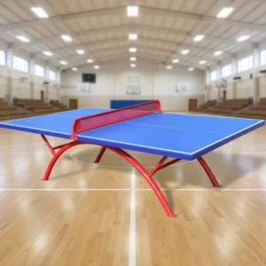 Outdoor Table Tennis Table Competition Ping Pong Table Set Portable SMC Steel Frame Weatherproof