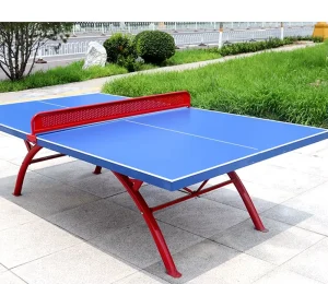 Outdoor Table Tennis Table with Big Flange SMC Board Durable and Weather Resistant Product