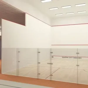 Outdoor and Indoor Sports Flooring Multifunction Stadium Court Squash Court with Tempered Glass