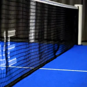 PE Material Indoor Outdoor Padel Tennis Court Net Customizable Logo