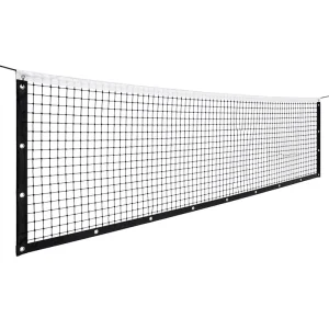 PE Material Standard Tennis Net Anti aging Professional for Indoor Outdoor Competition Training Tennis Court Middle Net