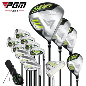 PGM JRTG013 SEED 3 Series Right Handed Children Junior Boys Titanium Alloy Driver Golf Clubs Complete Set with Golf Stand Bag